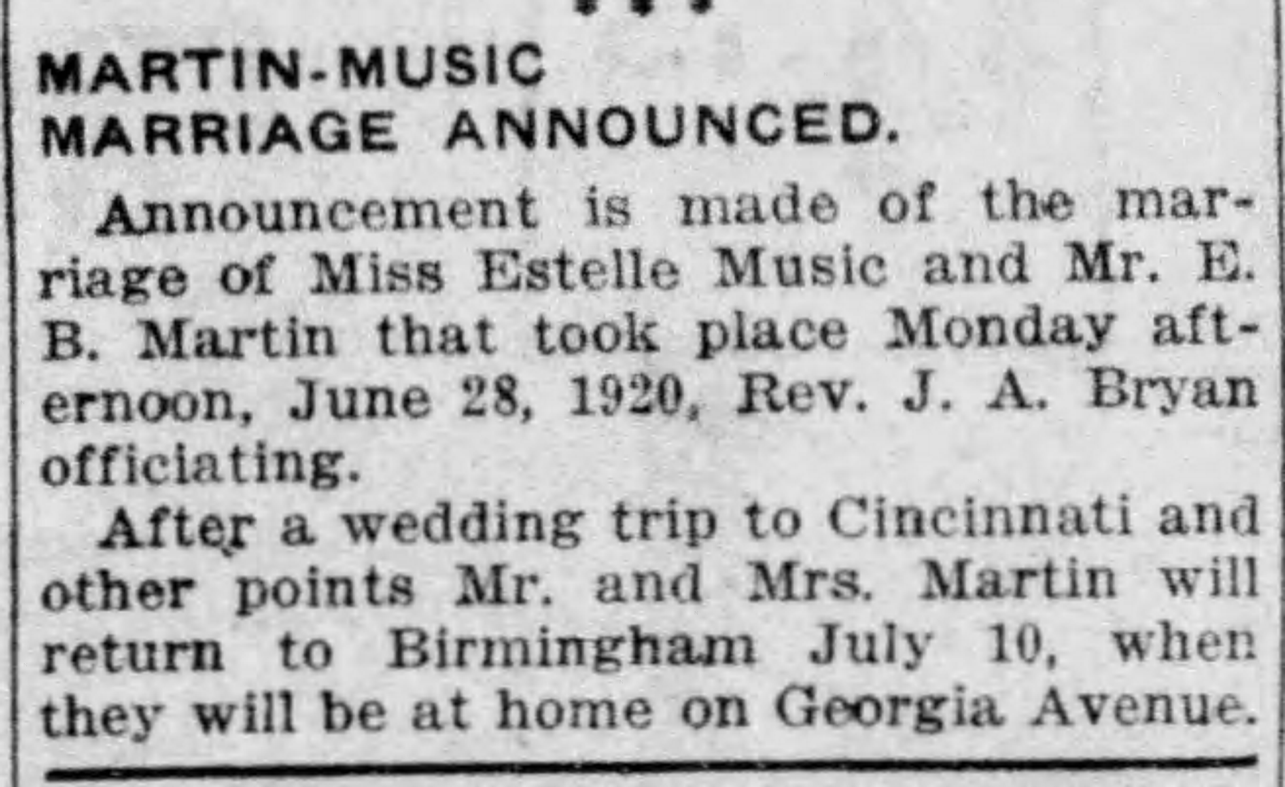 Estelle Music-E.B. Martin